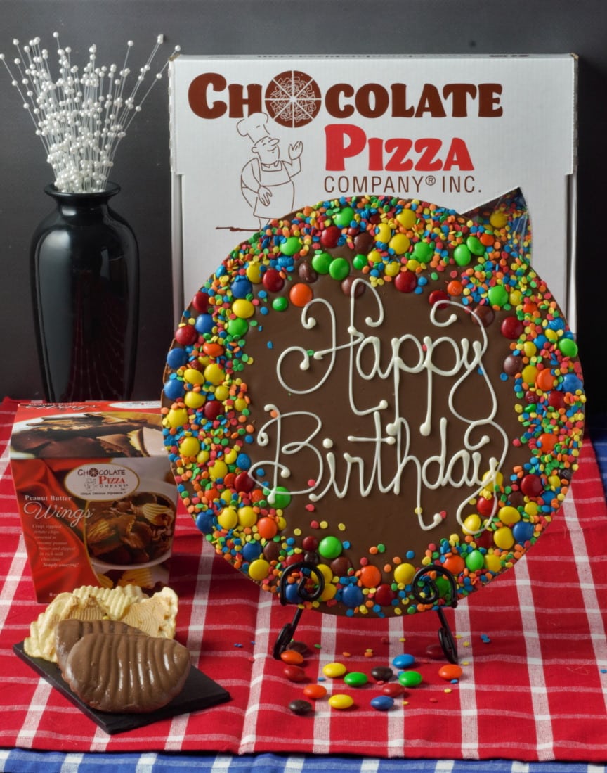 864px x 1099px - Birthday Chocolate Pizza & Peanut Butter Wings Combo
