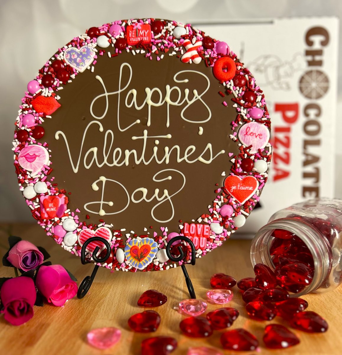 CHOCOLATE PIZZA LOVE NOTES