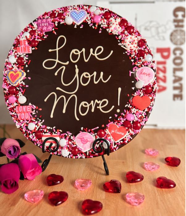 CHOCOLATE PIZZA LOVE NOTES