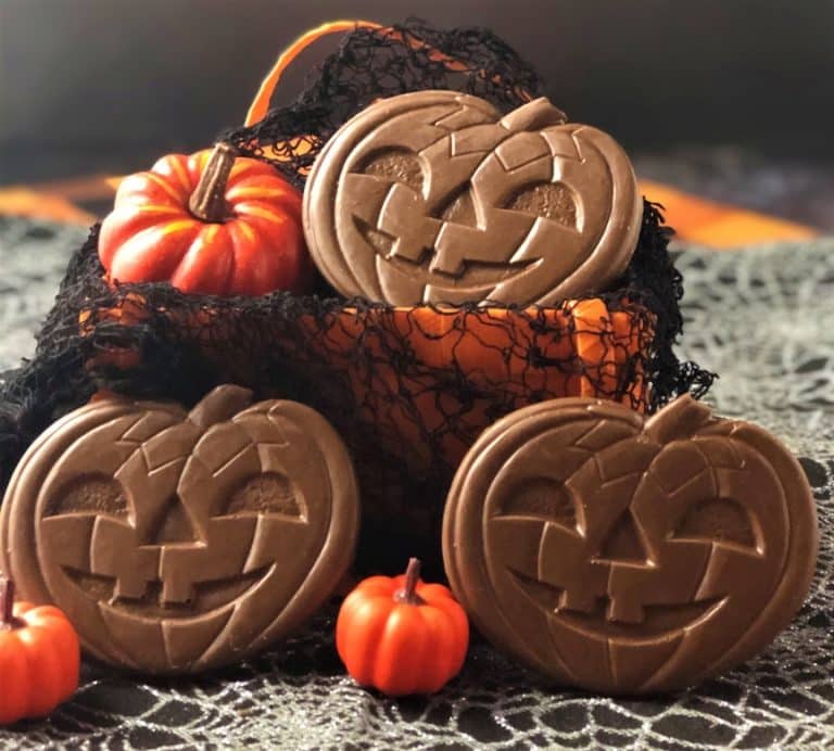 Chocolate Pumpkin JackO'Lantern Halloween Treat