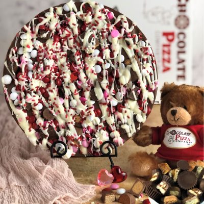 Valentines Avalanche Chocolate Pizza
