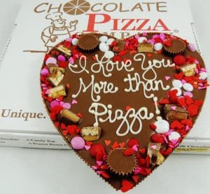 custom chocolate pizza sweetheart