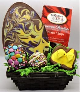 Easter baskets swirled Easter Egg