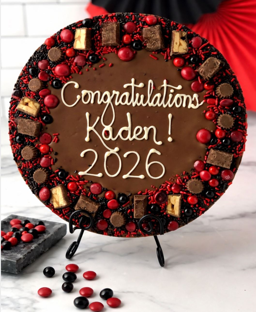 2026 custom graduation red