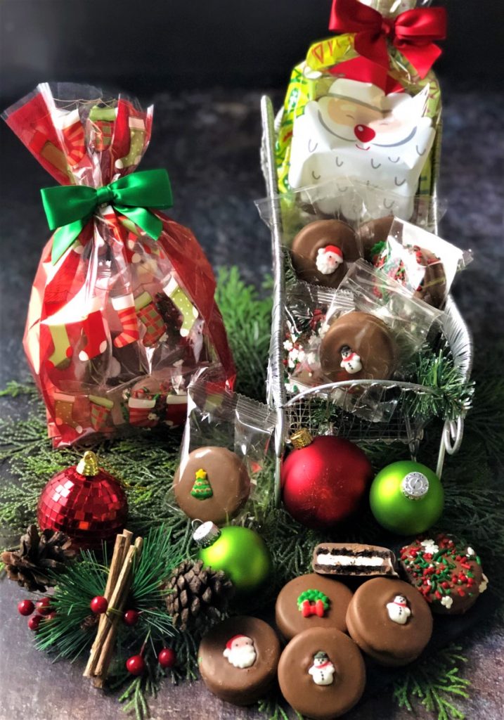 ChocolateCovered Christmas Cookies in a Bag Six Ct.