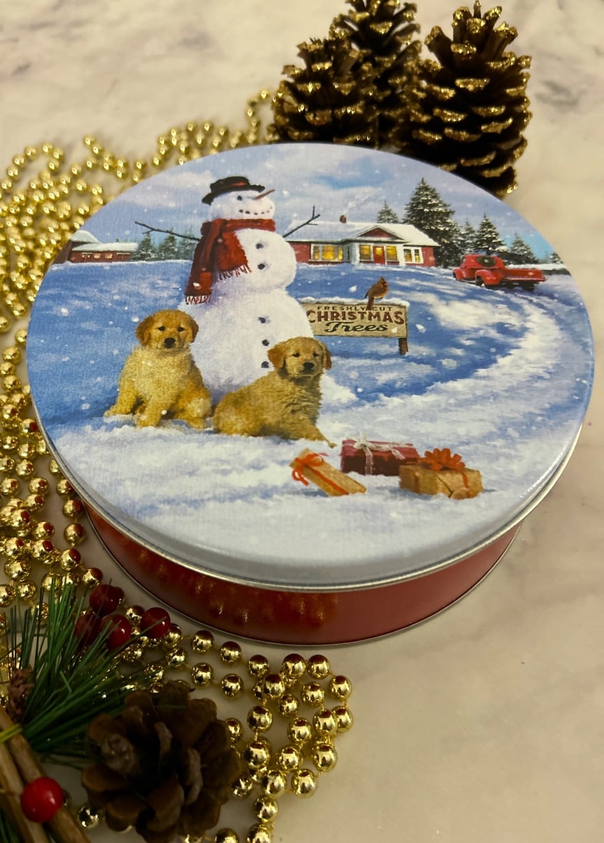 Holiday Tins Snowman and