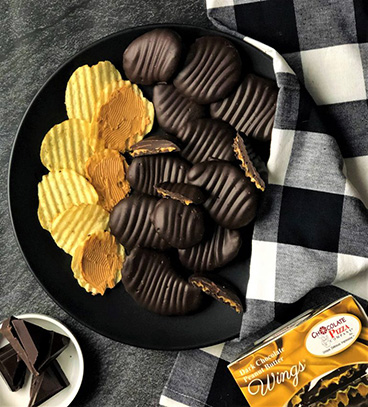 Peanut Butter Wings - Chocolate-Covered Potato Chips