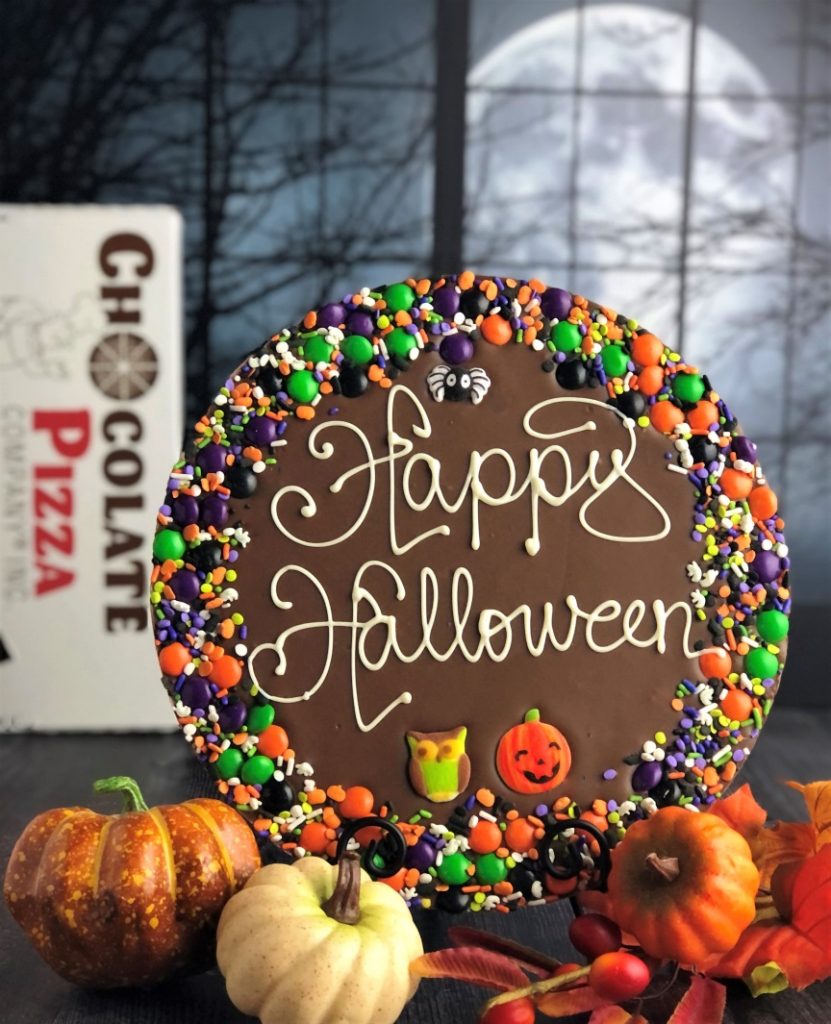 Happy Halloween Chocolate Pizza