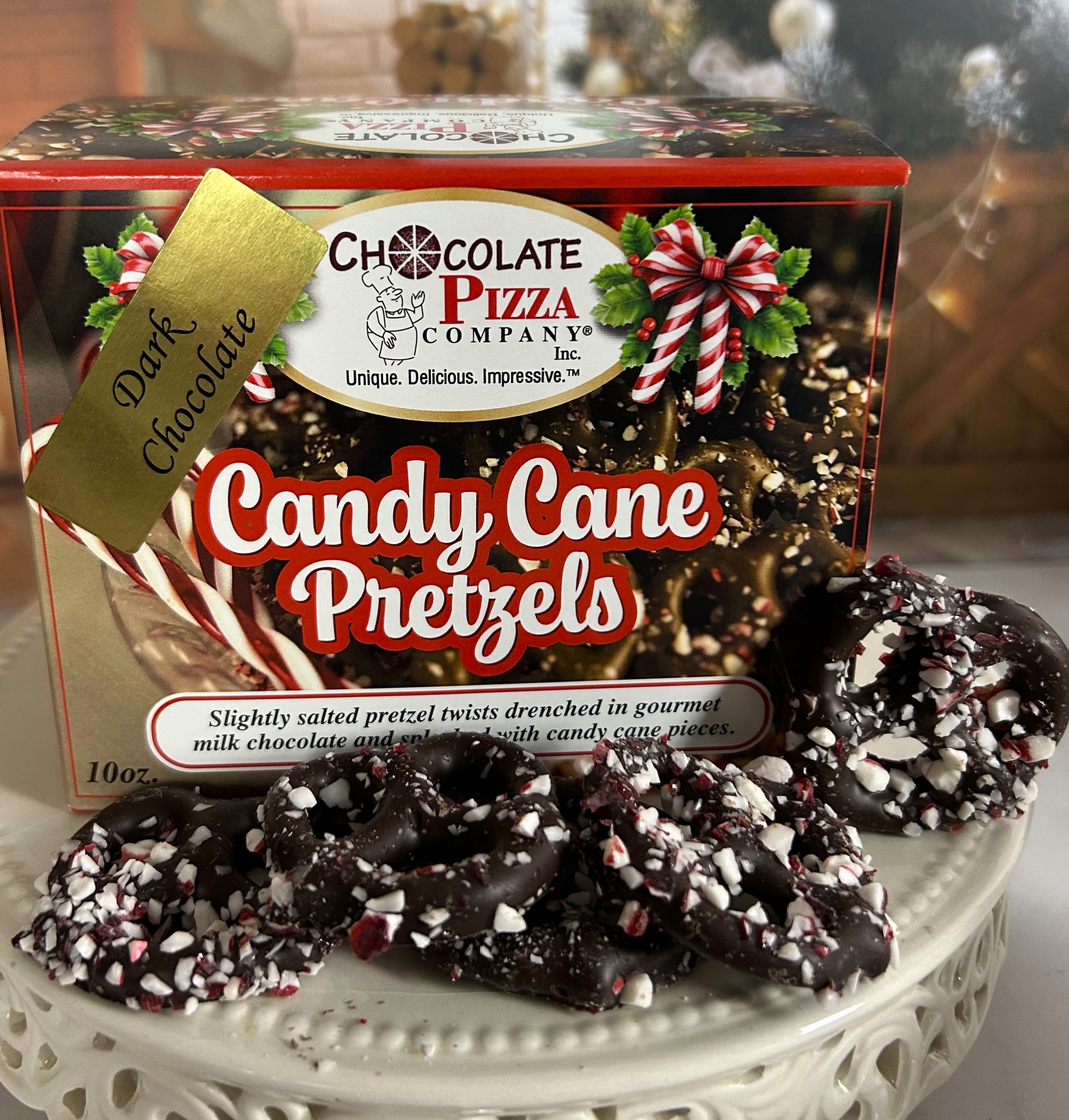 Candy Cane pretzels box