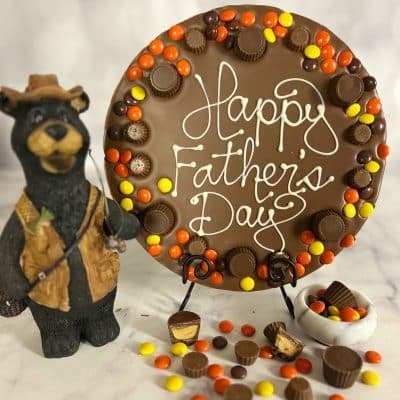 Happy Fathers Day Chocolate Pizza