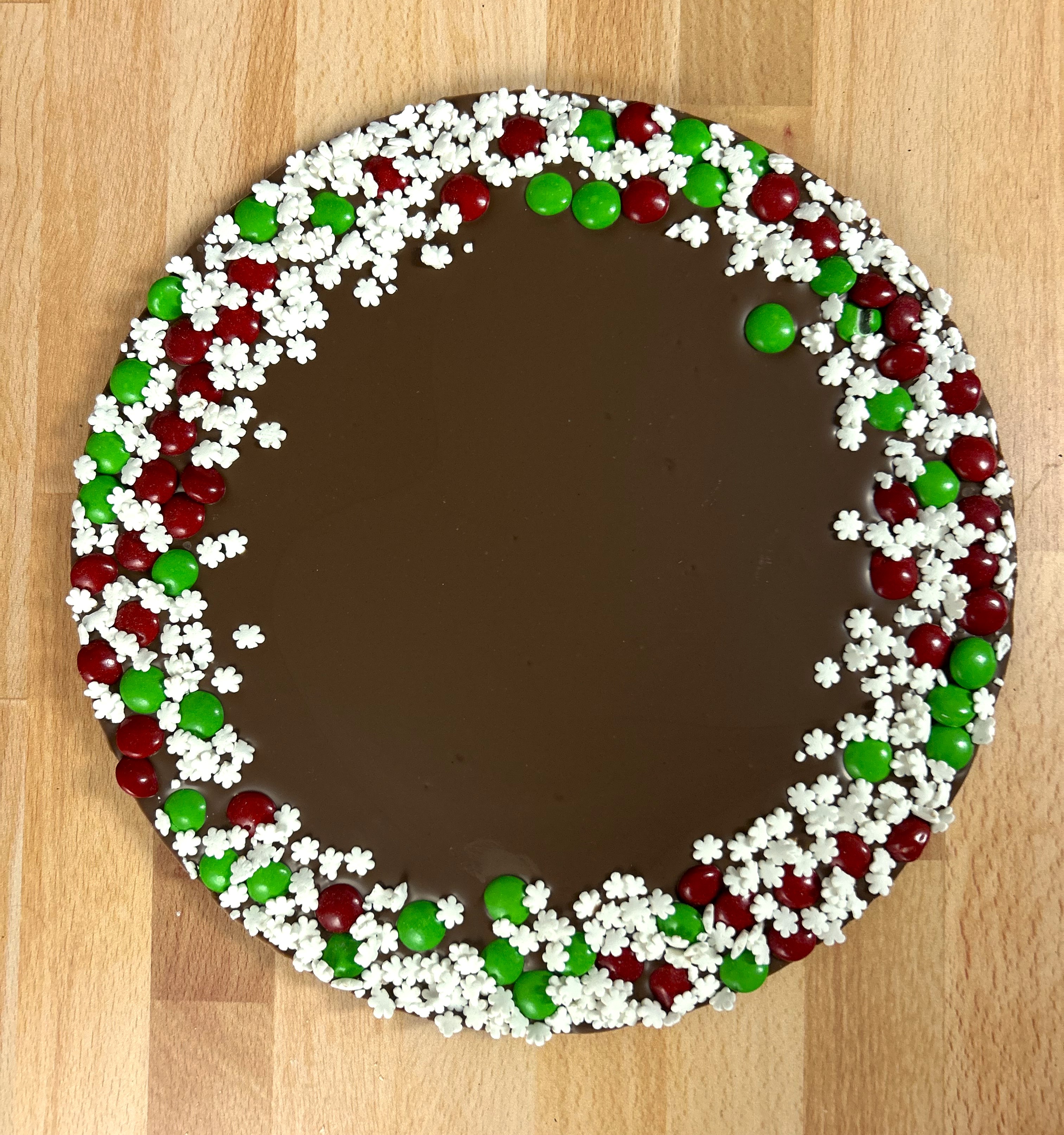 BLANK MILK SNOWFLAKE BORDER