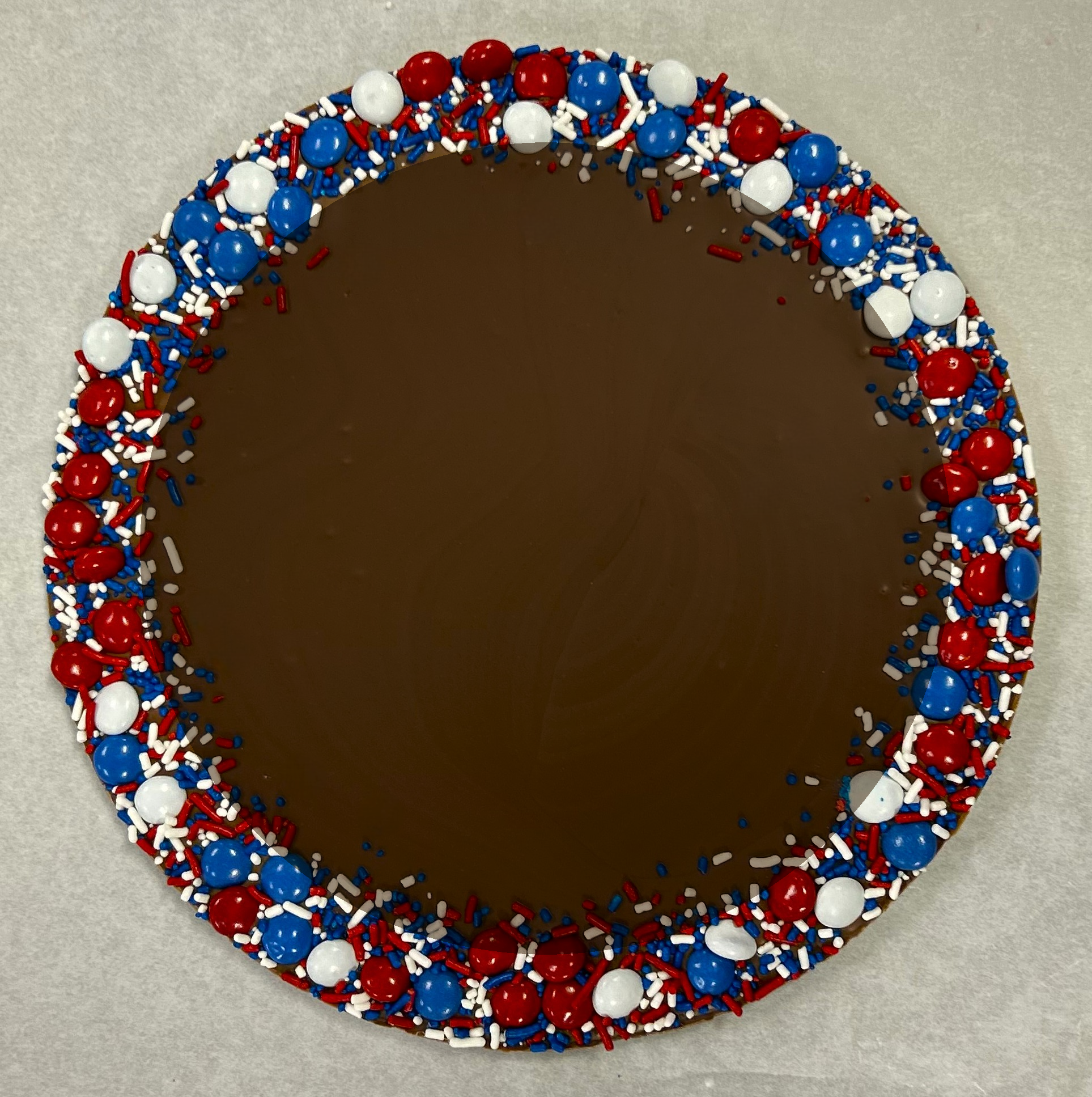 red white blue border