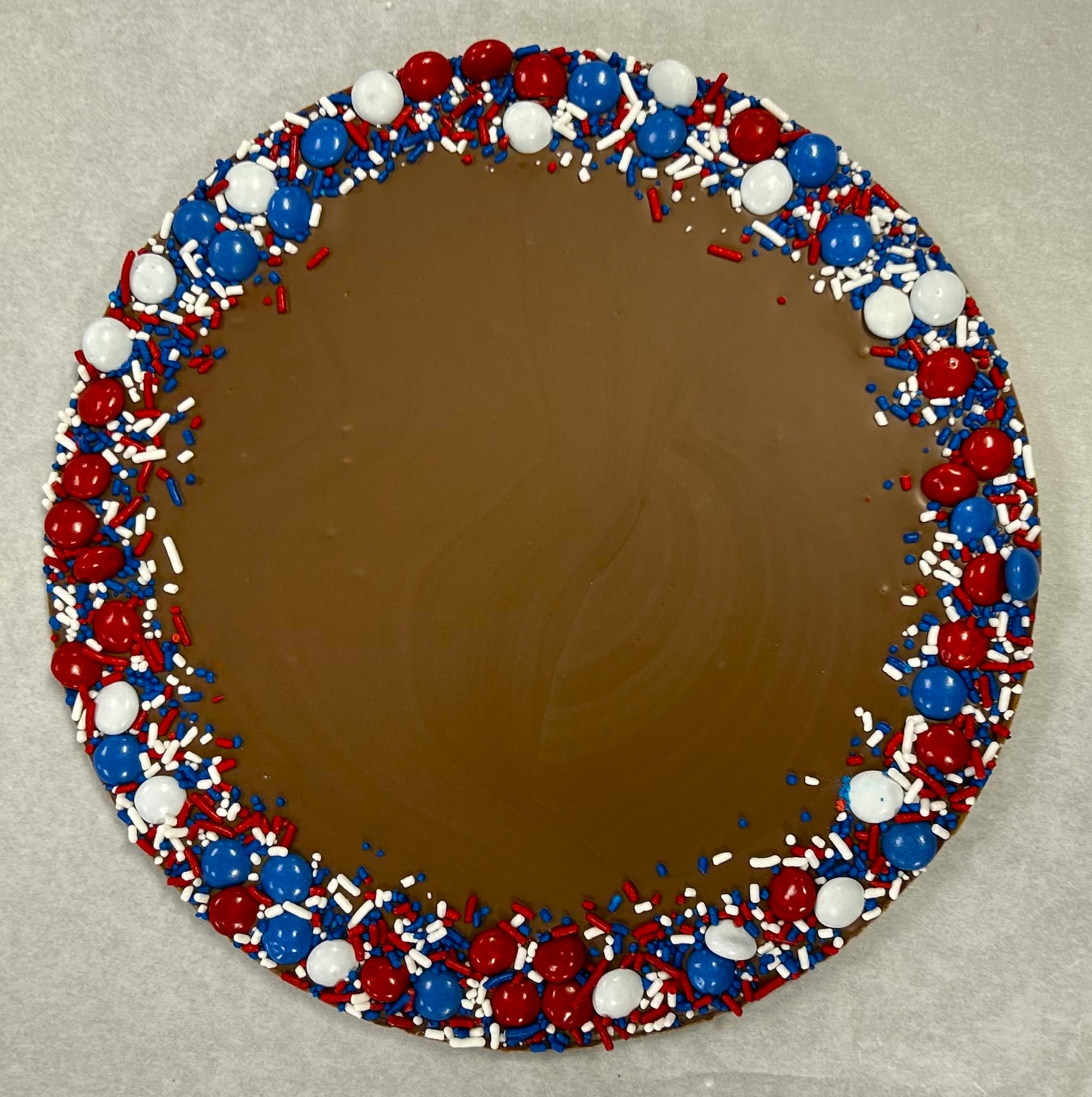 red white blue border