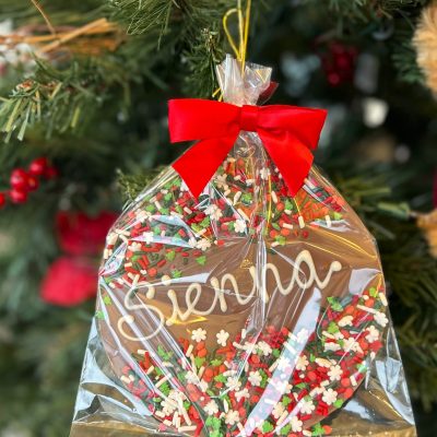 custom chocolate ornament Sienna