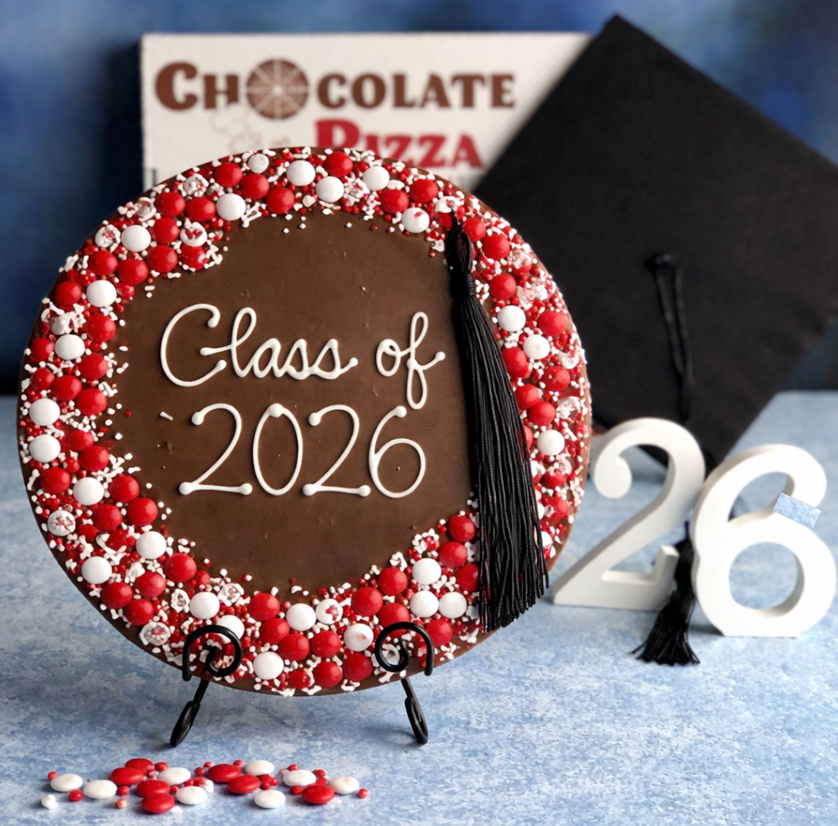 2026 graduation red white